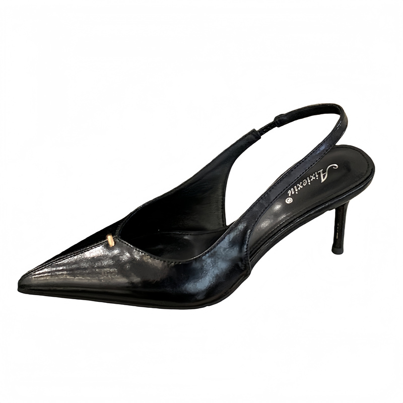 2026 Spring Women's Pointed Toe Slippers with Thin Heel, Sizes 35-40 - Image 5