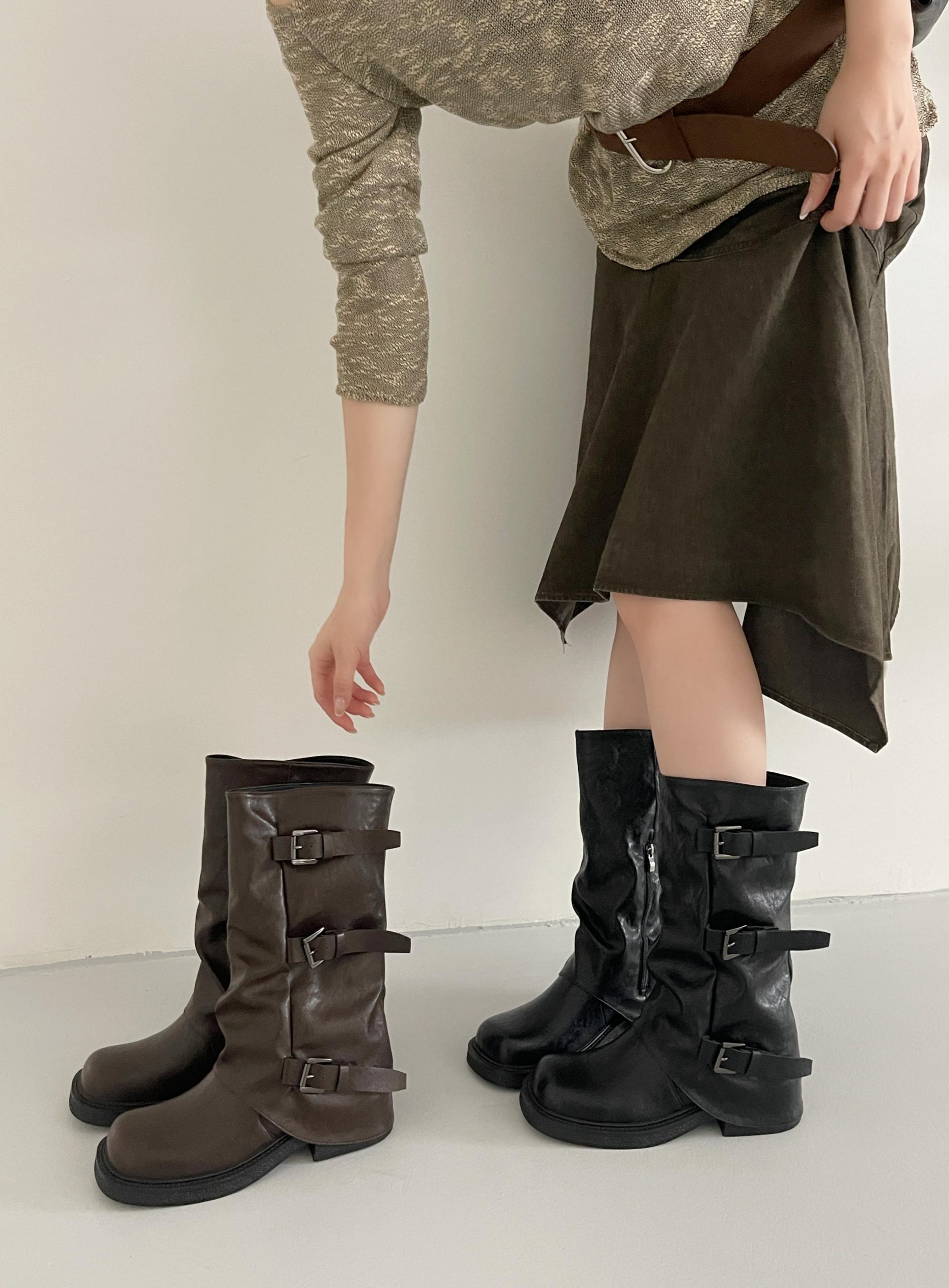 2026 Winter New High-Top Flat Riding Boots for Women
