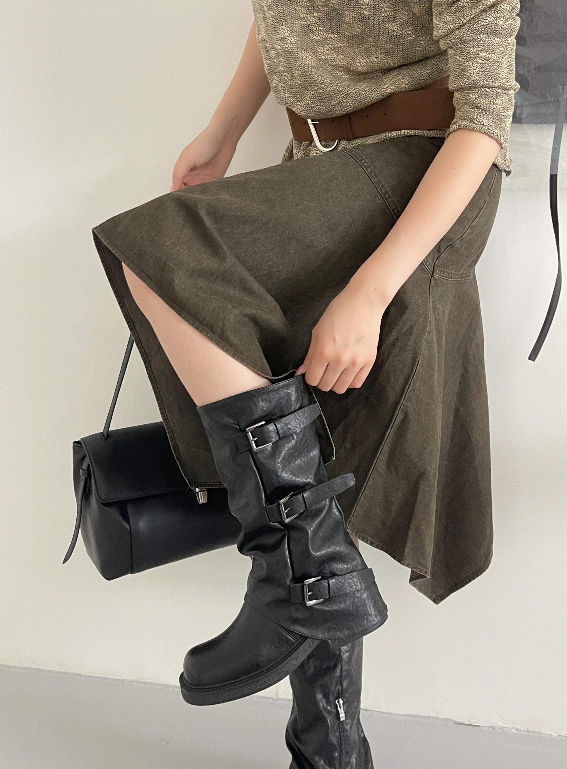 2026 Winter New High-Top Flat Riding Boots for Women - Image 3